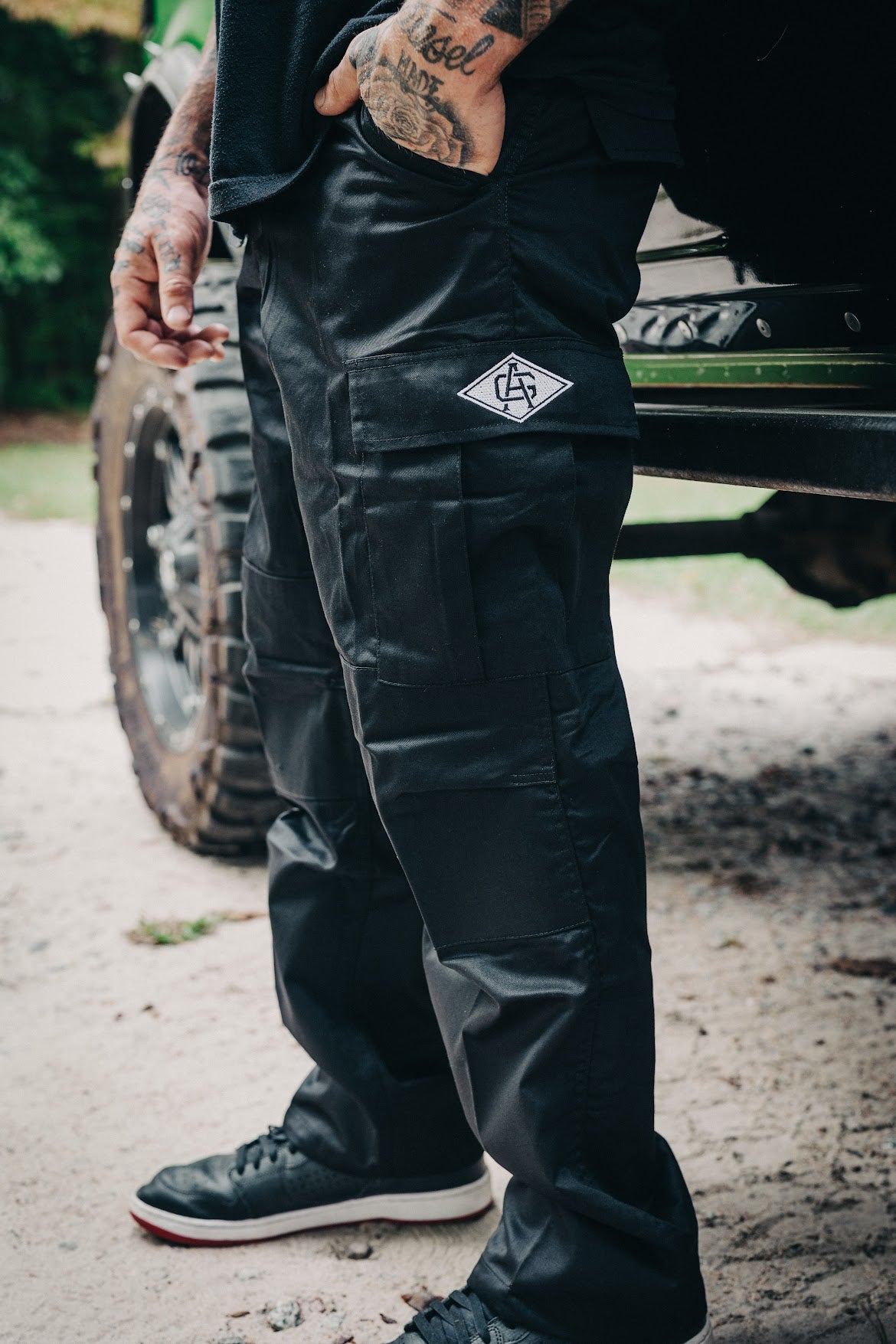 Black Tactical B.D.U. Cargo Pants
