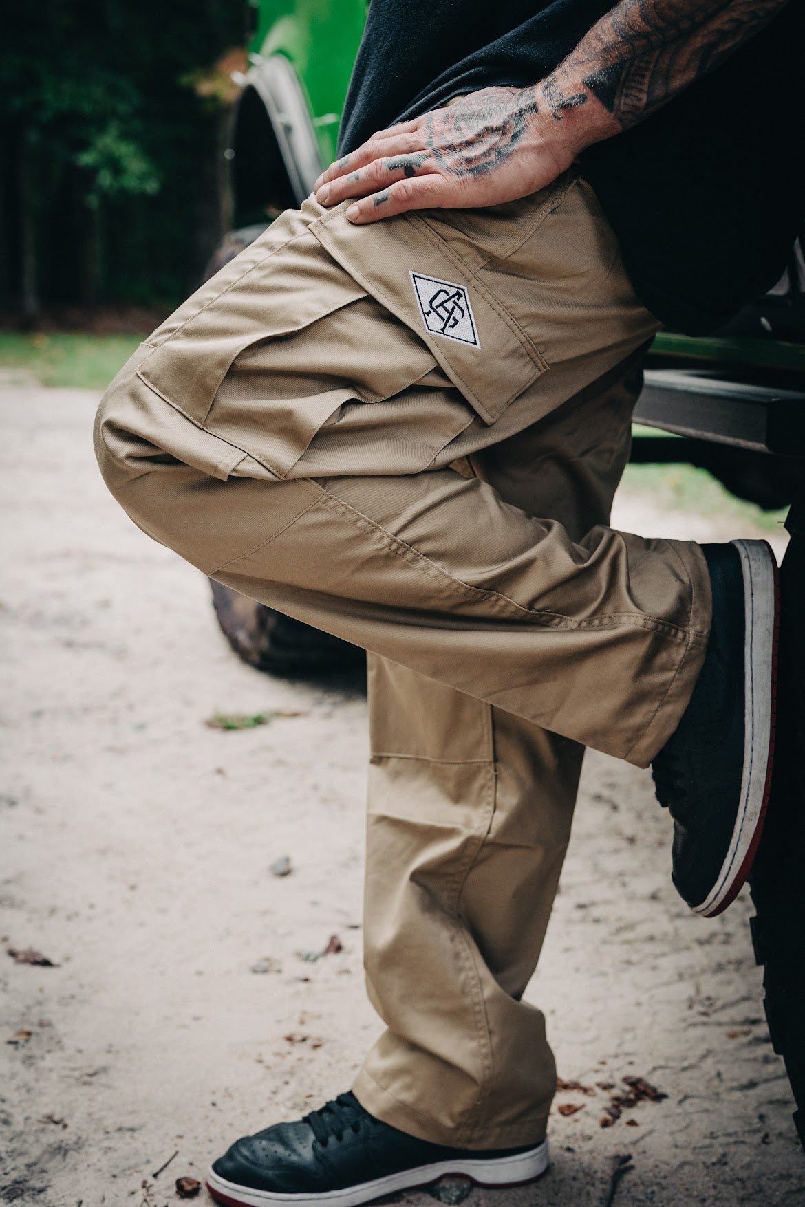 The Grind Athletics Cargo Pants Khaki Tactical B.D.U. Cargo Pants