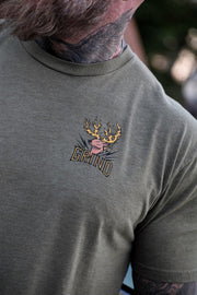The Grind Athletics Graphic T-Shirt Antler Flames
