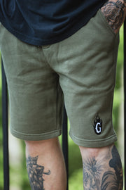 The Grind Athletics Shorts Fleece Shorts - OD Green
