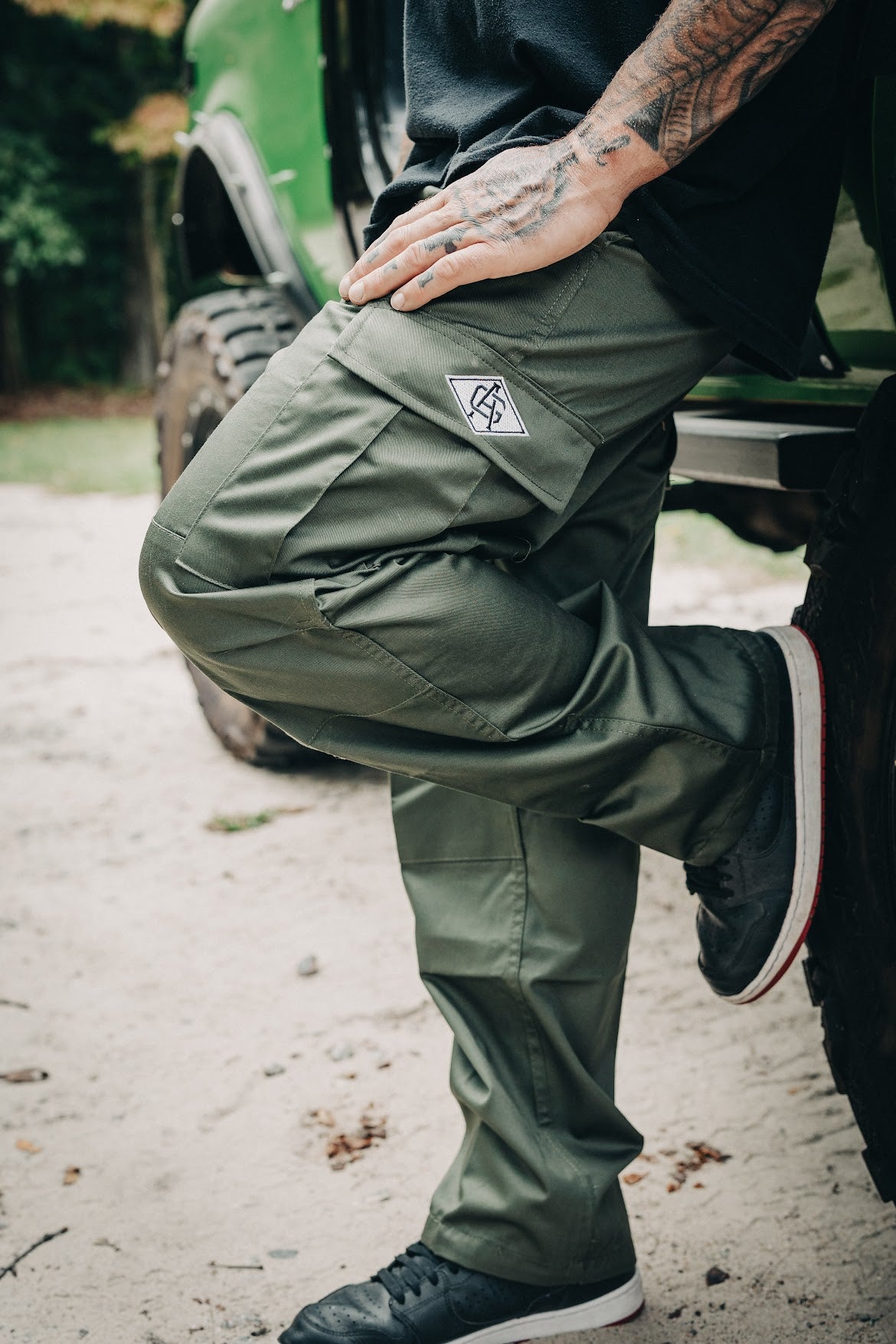 OD Green Tactical B.D.U. Cargo Pants
