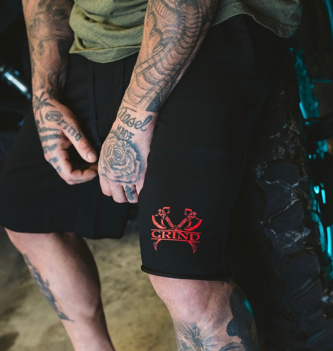 The Grind Athletics Classic Grind Shorts - Black - Axes