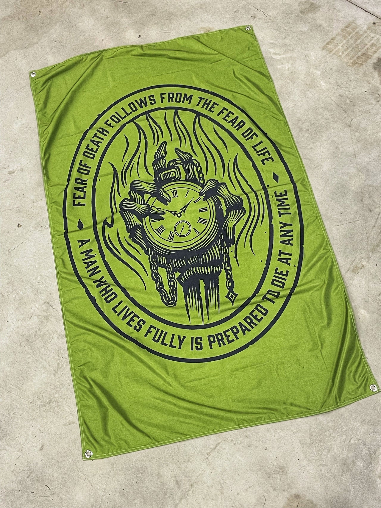 The Grind Athletics Flag - Fear Not Death