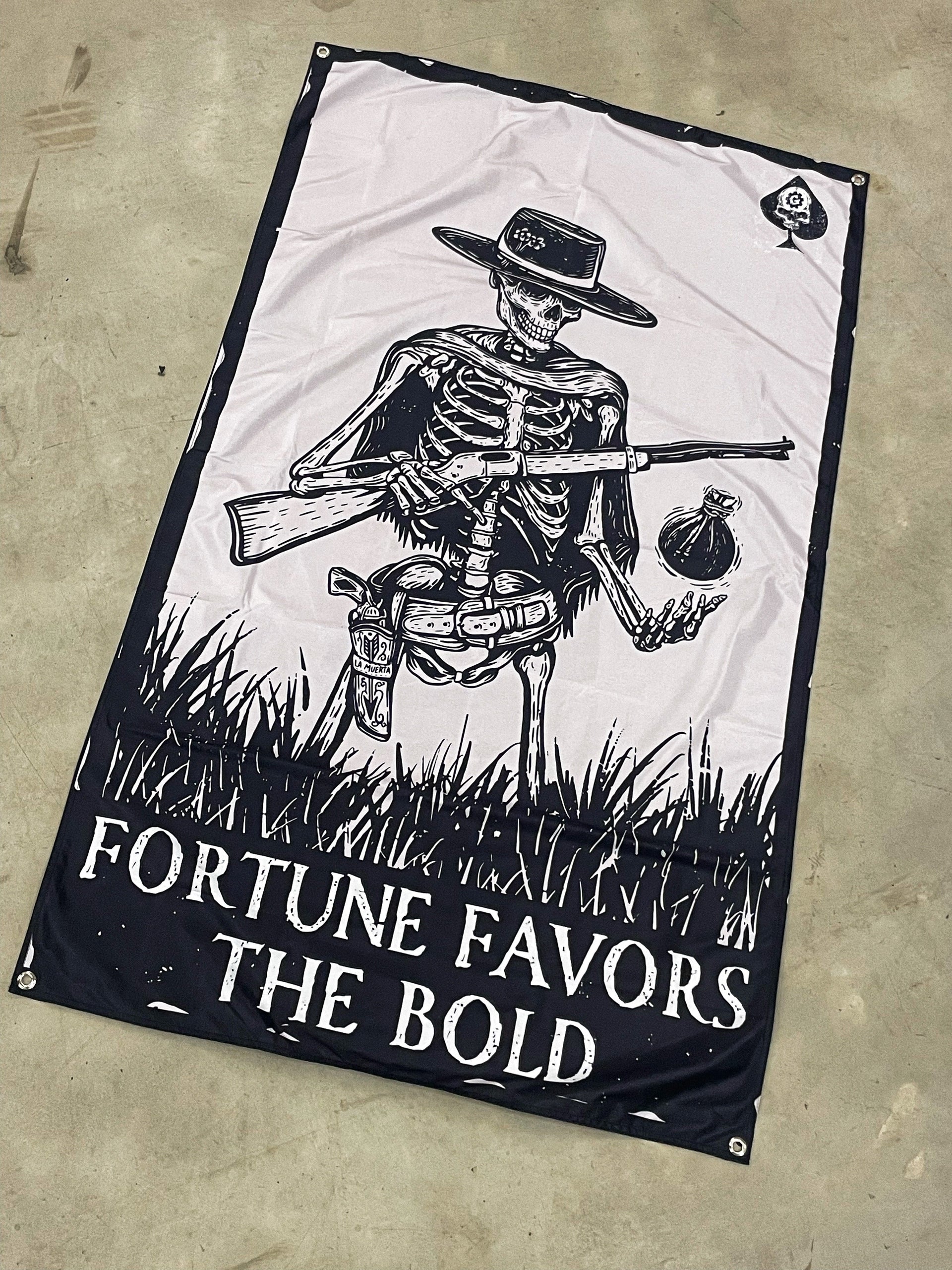 The Grind Athletics Flag - Fortune Favors The Bold