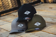 The Grind Athletics Hat Flexfit Diamond Logo Hats - Embroidered