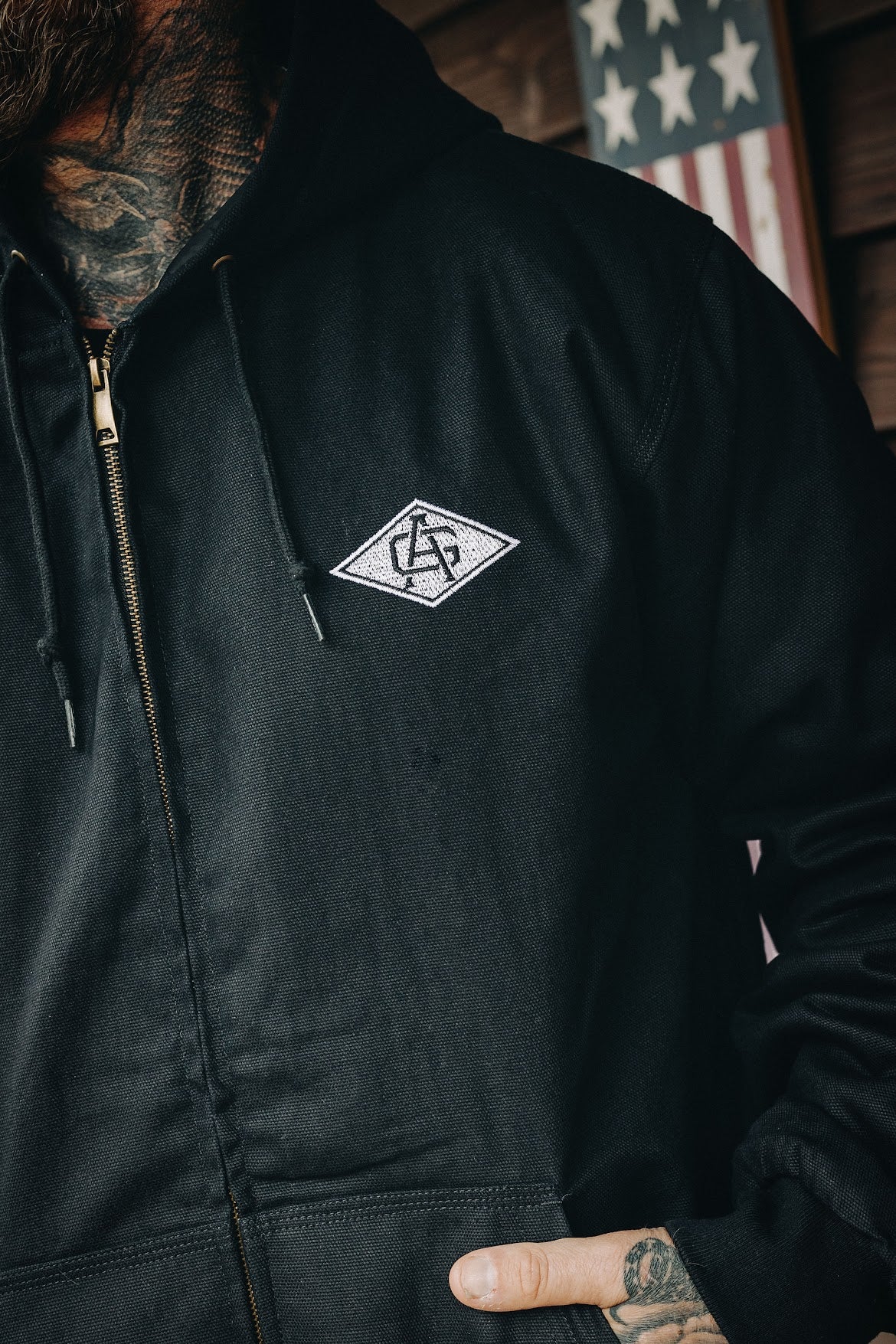 Grind cotton canvas jacket