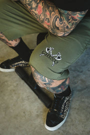 The Grind Athletics Shorts Classic Grind Shorts - OD Green - Axes
