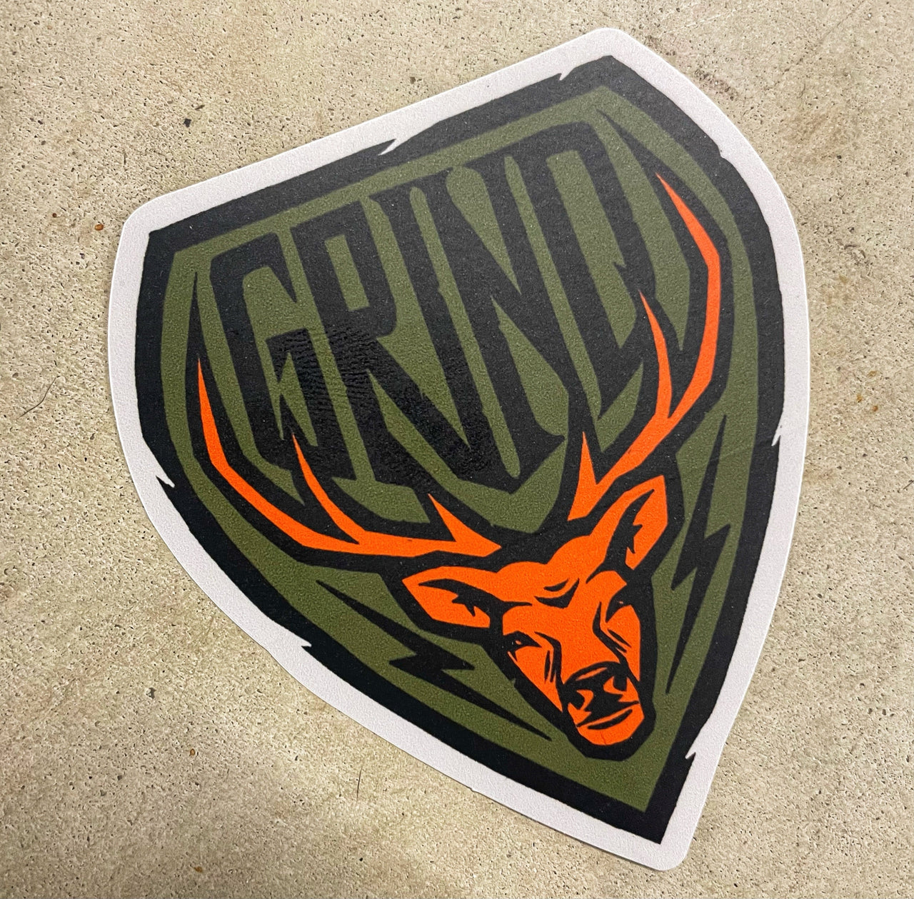 The Grind Athletics Sticker Buck Head - Sticker