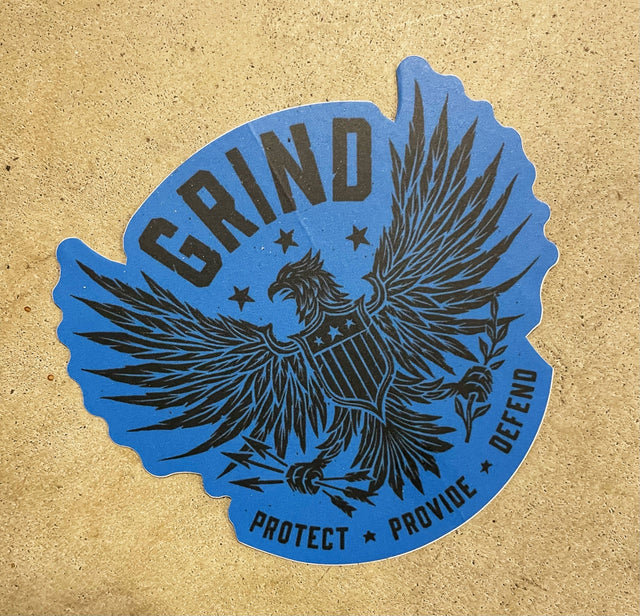 Shield Defned Sticker Protect Provide Defend- Sticker