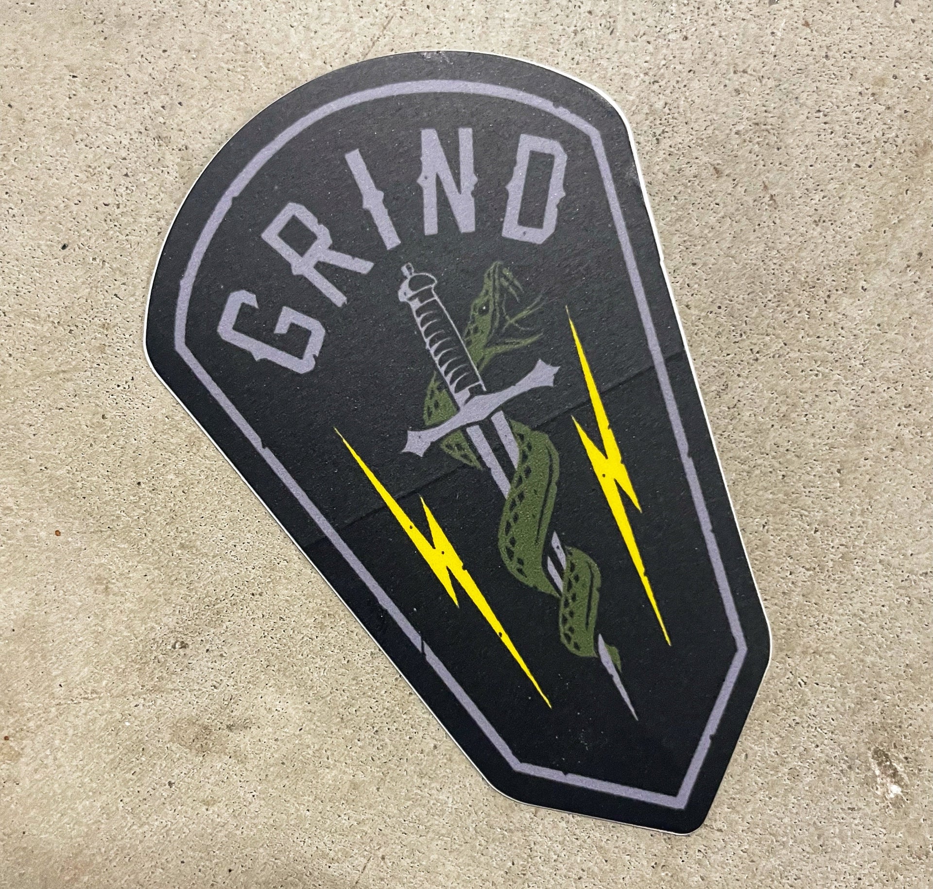 The Grind Athletics Sticker Squadron Patch - Sticker