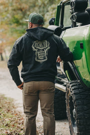 The Grind Athletics Sweatshirt Axe To Grind - Heavyweight Zip-Up Hoodie