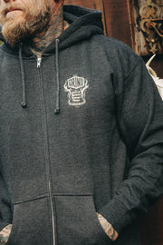 The Grind Athletics Sweatshirt Axe To Grind - Heavyweight Zip-Up Hoodie