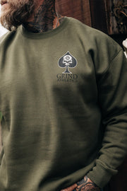 The Grind Athletics Sweatshirt Fortune Favors The Bold - Crewneck Heavyweight Sweatshirt
