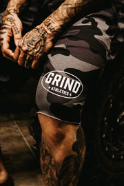 The Grind Athletics Classic Grind Shorts - Black Camo