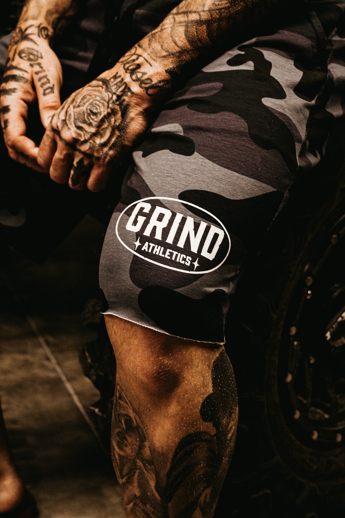 The Grind Athletics Classic Grind Shorts - Black Camo