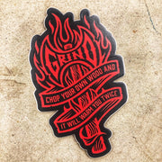 The Grind Athletics Battle Axe- Sticker