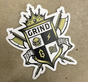 The Grind Athletics Battle Shield - Sticker