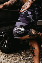The Grind Athletics Classic Grind Shorts - Black Camo