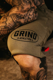 The Grind Athletics Classic Grind Shorts - OD Green