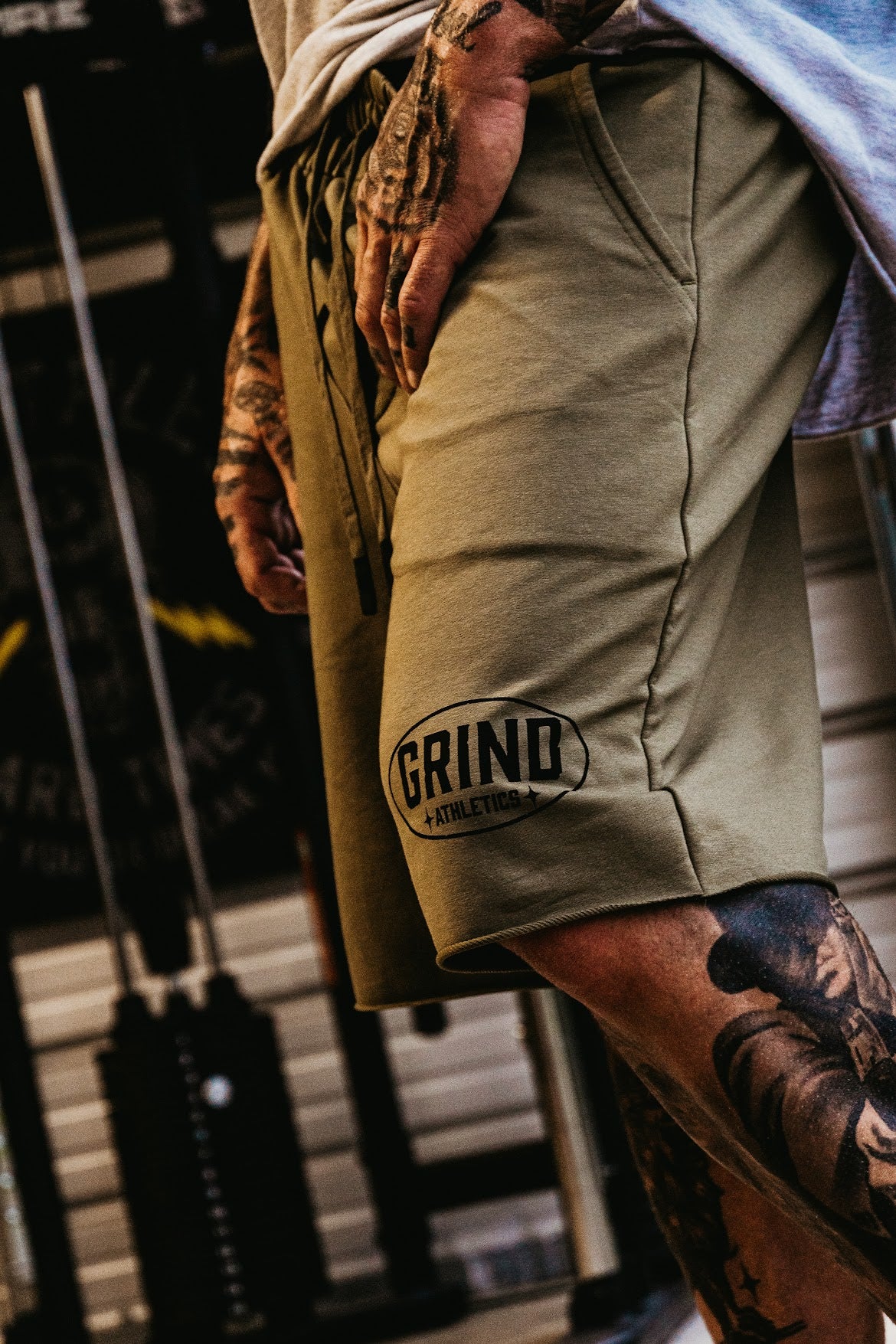 Classic Grind Shorts - OD Green - Oval Logo