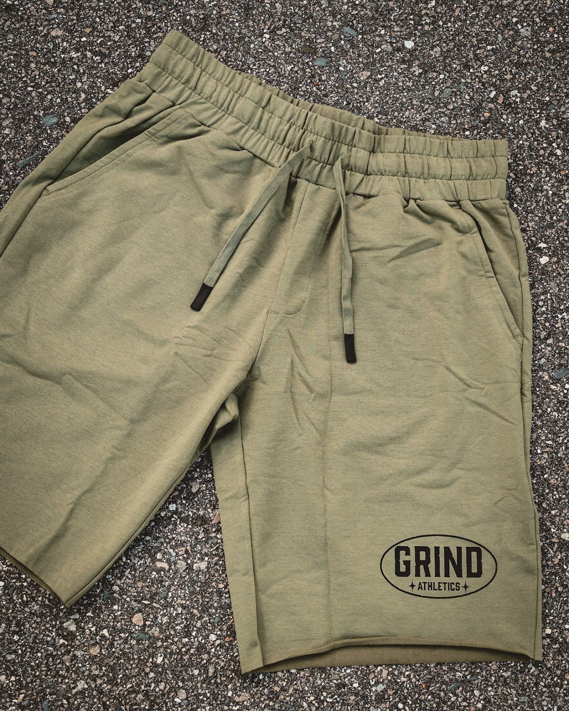 Classic Grind Shorts - OD Green - Oval Logo