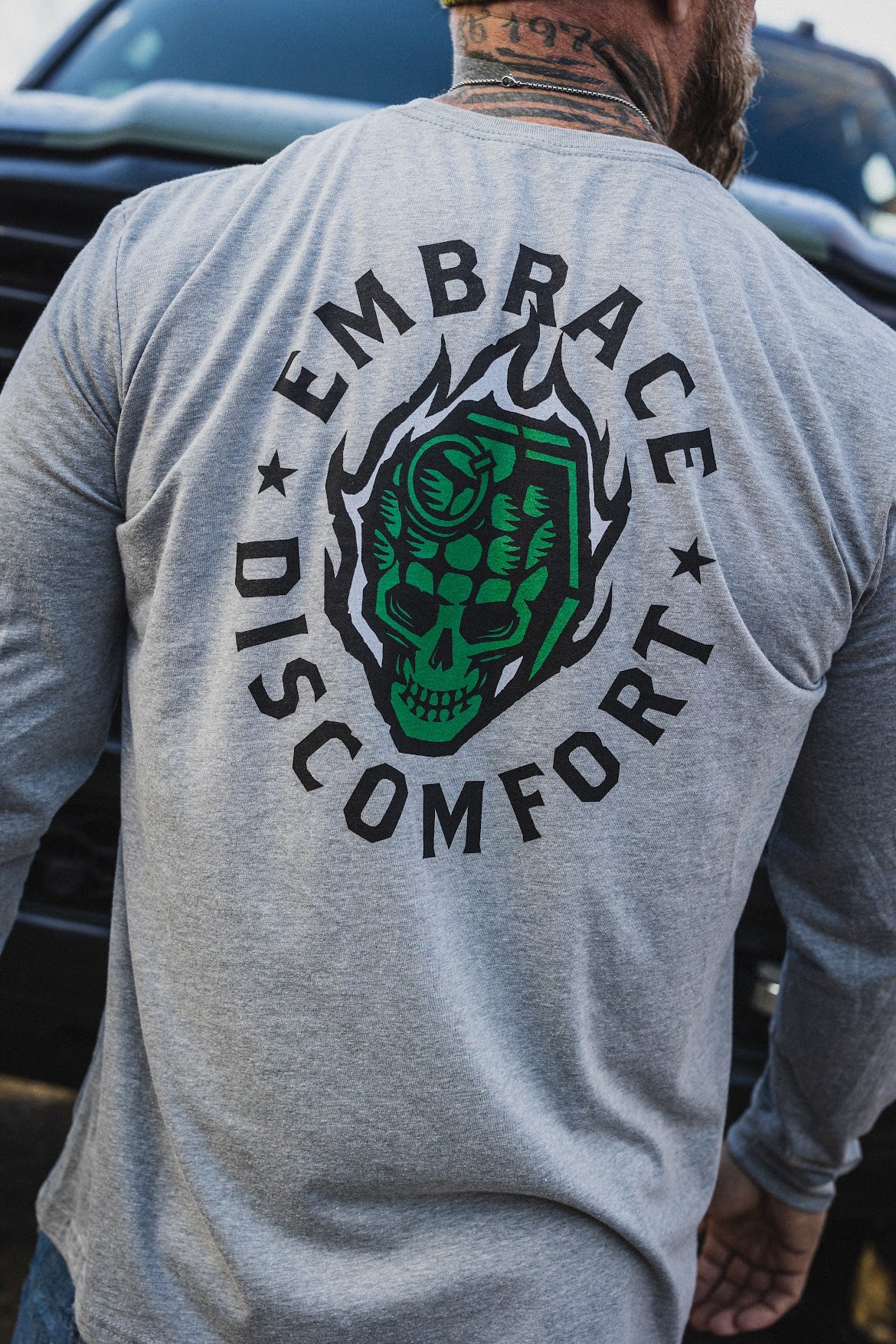 The Grind Athletics Embrace Discomfort - Long Sleeve T