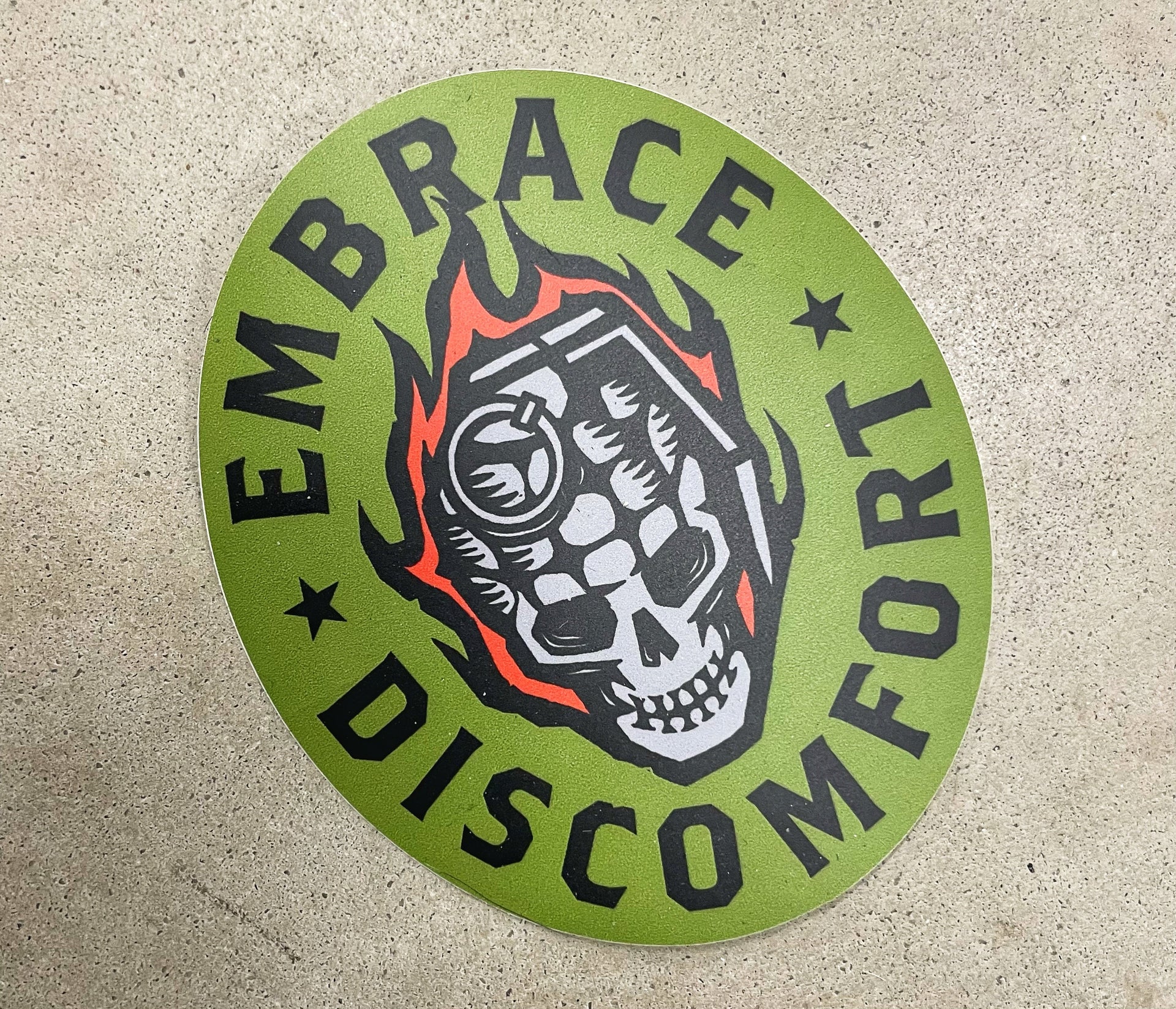 The Grind Athletics Embrace Discomfort - Sticker
