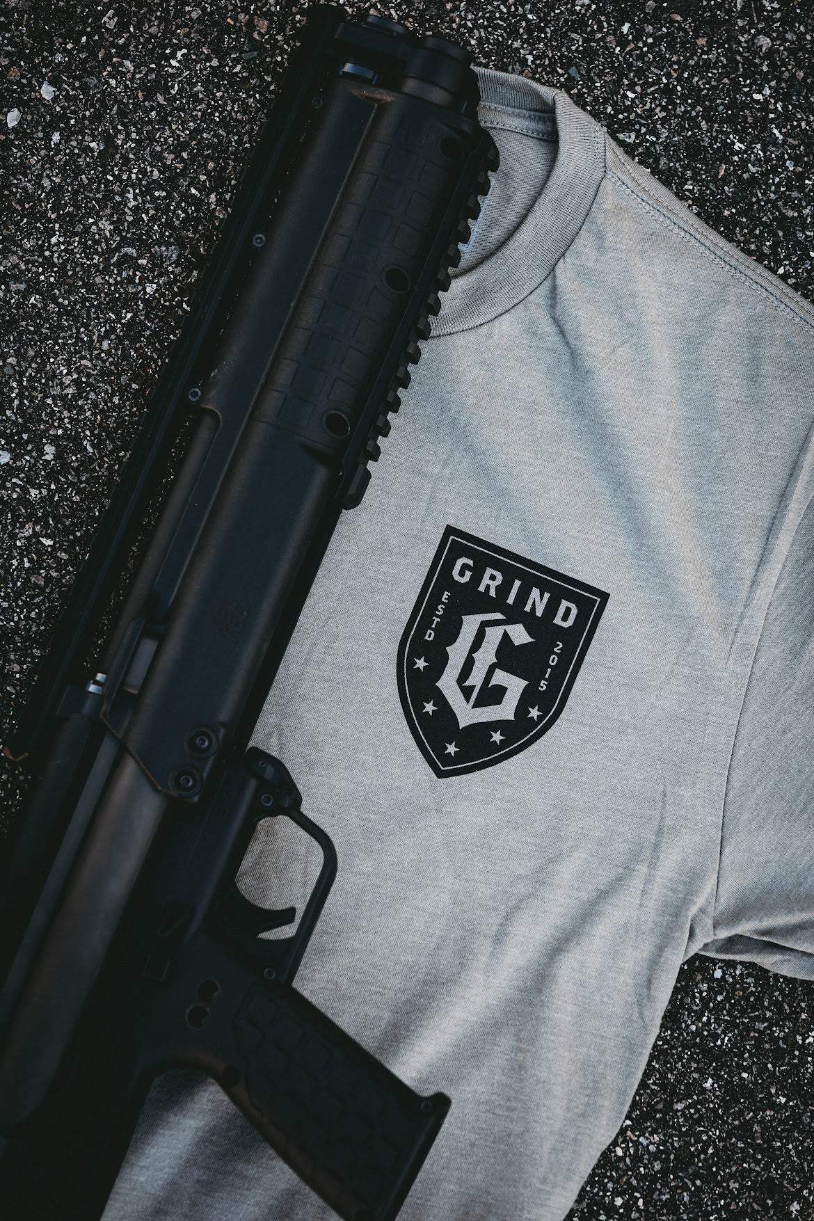 The Grind Athletics Family Crest- T