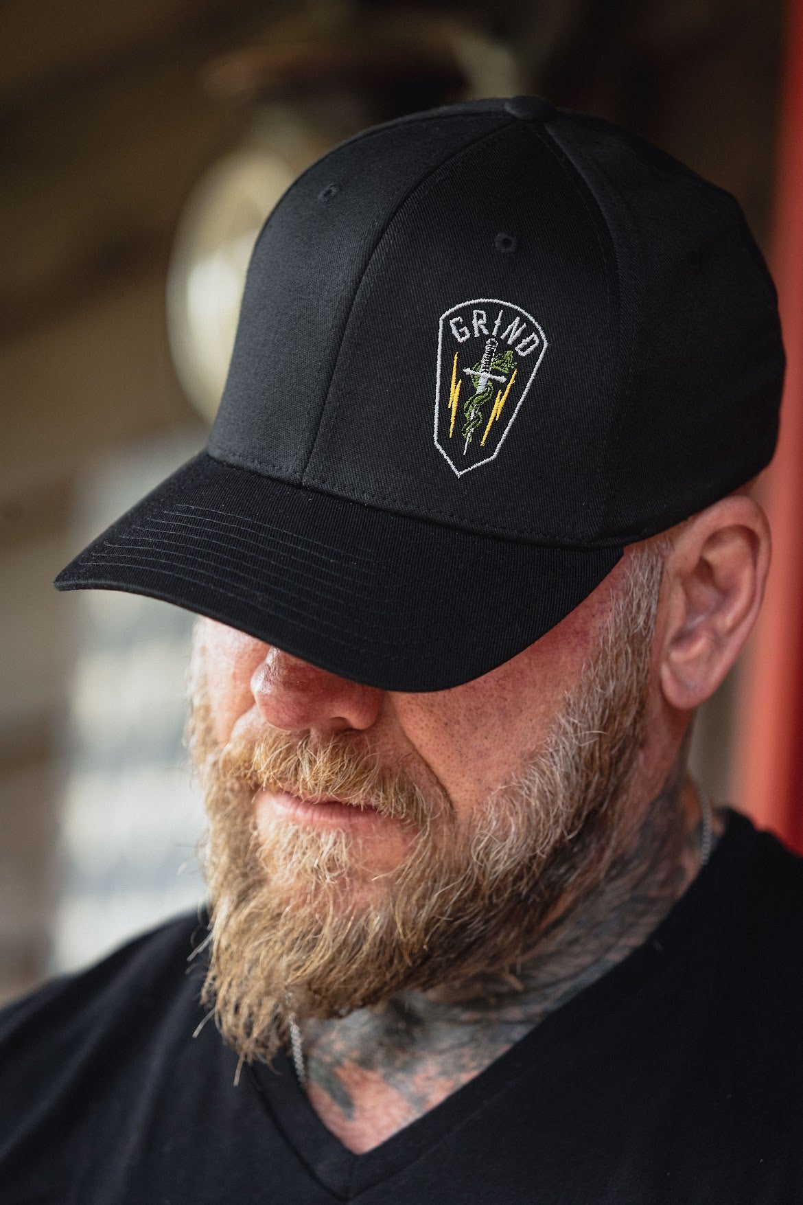 Flexfit Squadron Patch Hats - Embroidered
