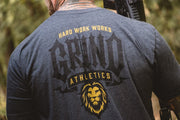 The Grind Athletics Hard Work Works Lion T