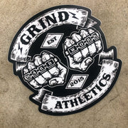The Grind Athletics Knuckles Hard Work- Sticker