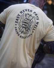 The Grind Athletics M / Pale Yellow Easy Never Pays Well