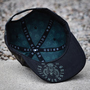 The Grind Athletics Olive & Black Smoke Tie Dye Freedom Eagle Snapback Hat
