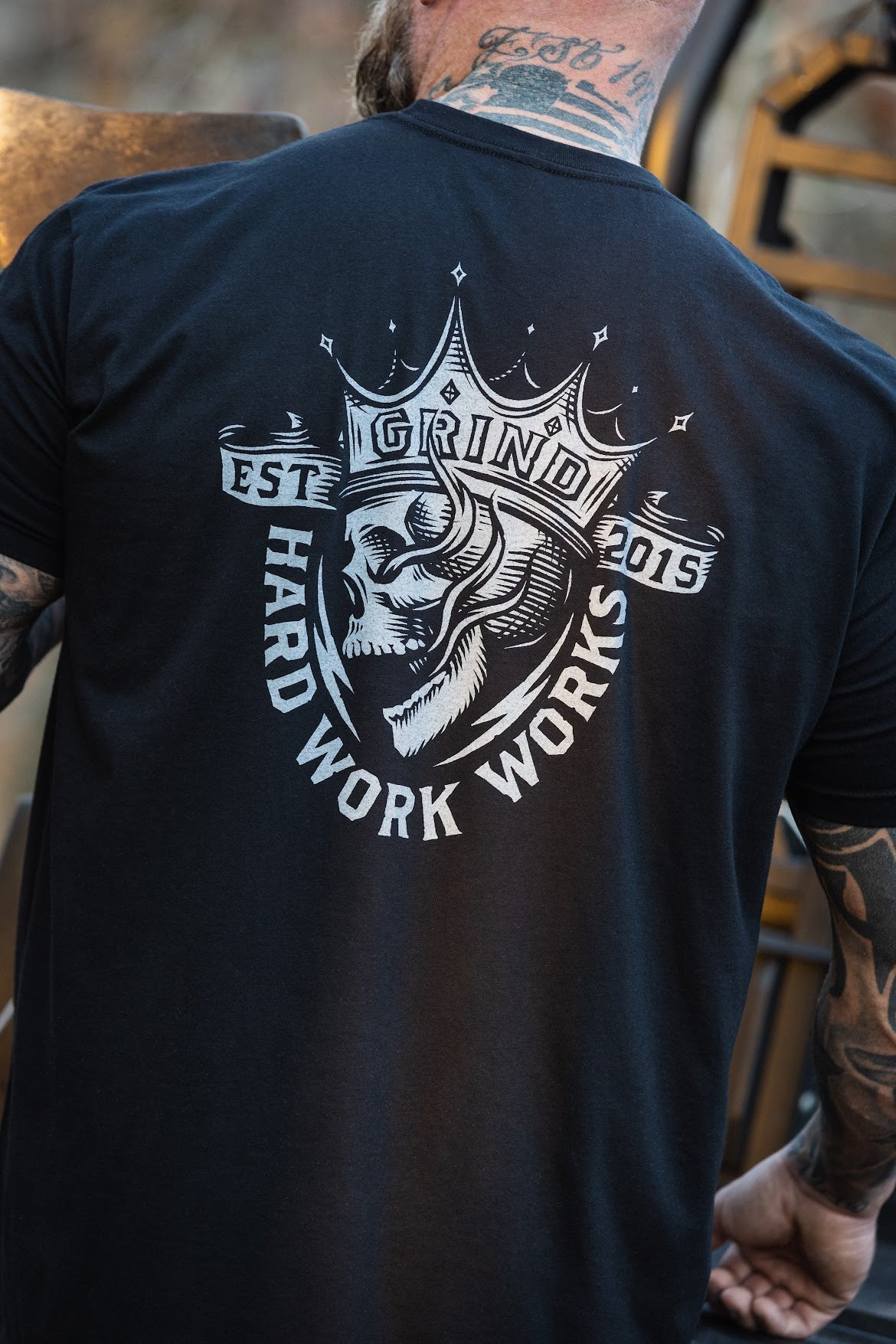 GRIND KING ブラック Tシャツ M GRIND KING ブラック Tシャツ M 全2色