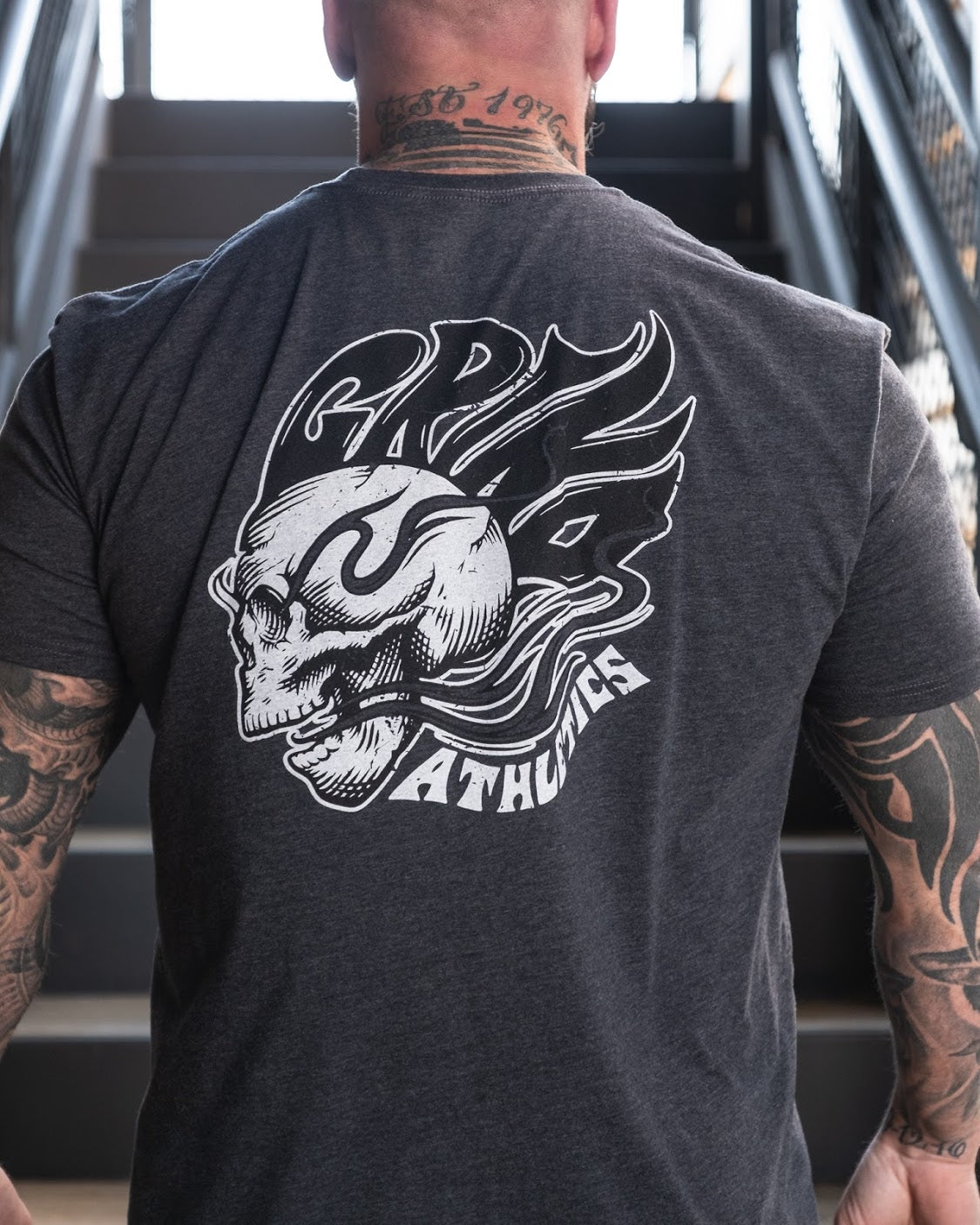 The Grind Athletics S / Charcoal Smoke Skull