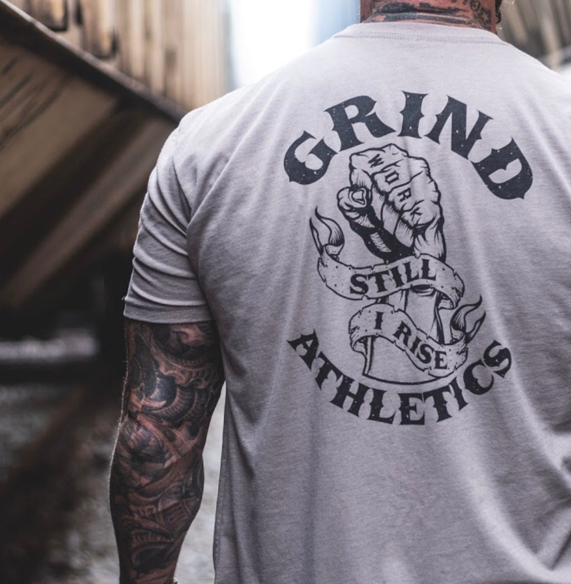 The Grind Athletics S / Stone Gray Still I Rise