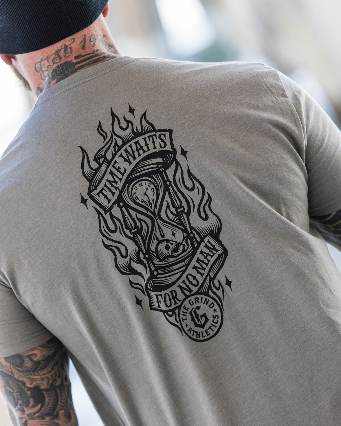 The Grind Athletics S / Stone Grey / Black Ink Time Waits For No Man - Part II