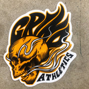 The Grind Athletics Smoke Skull- Sticker