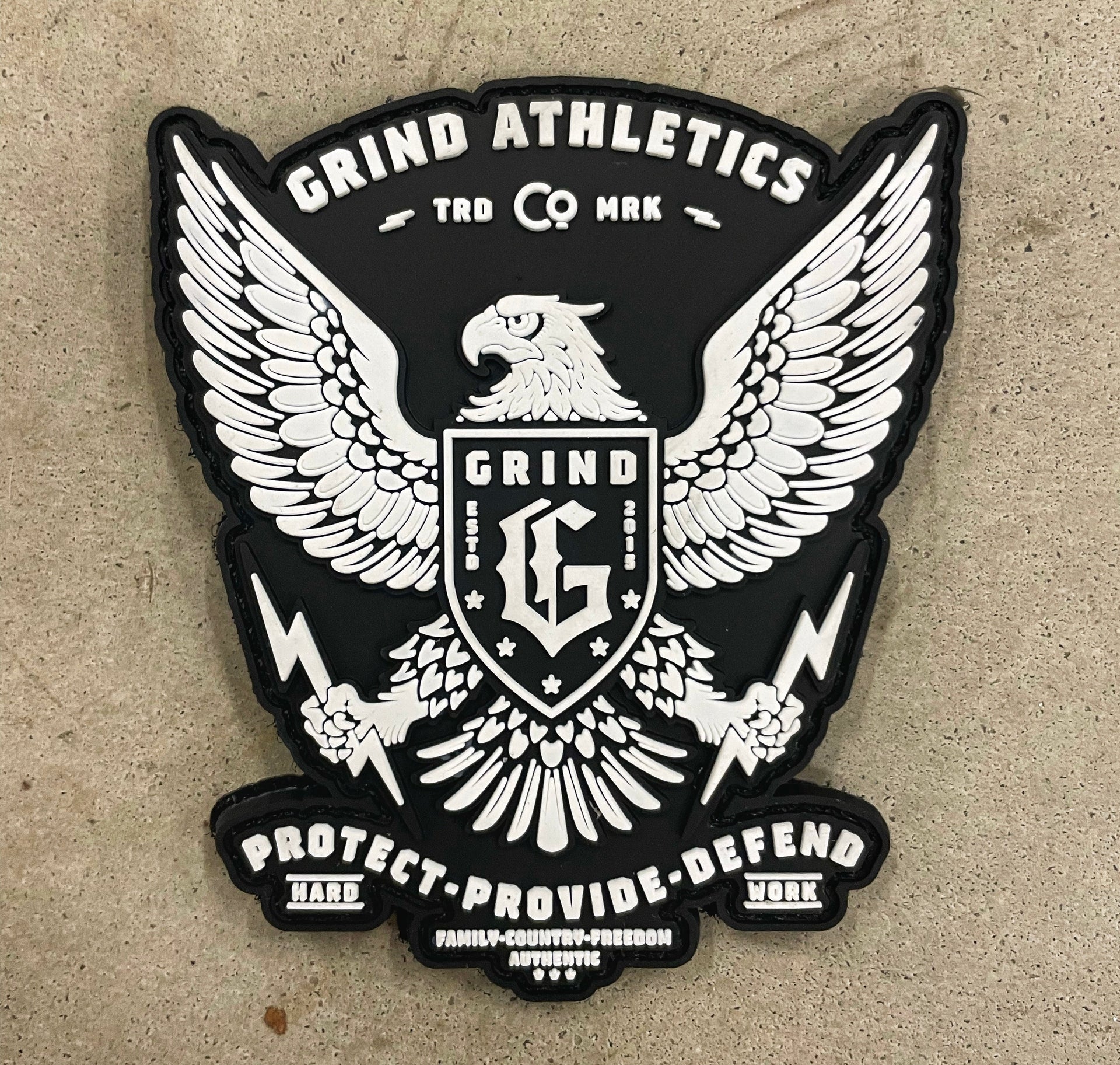 The Grind Athletics War Eagle PVC Patch