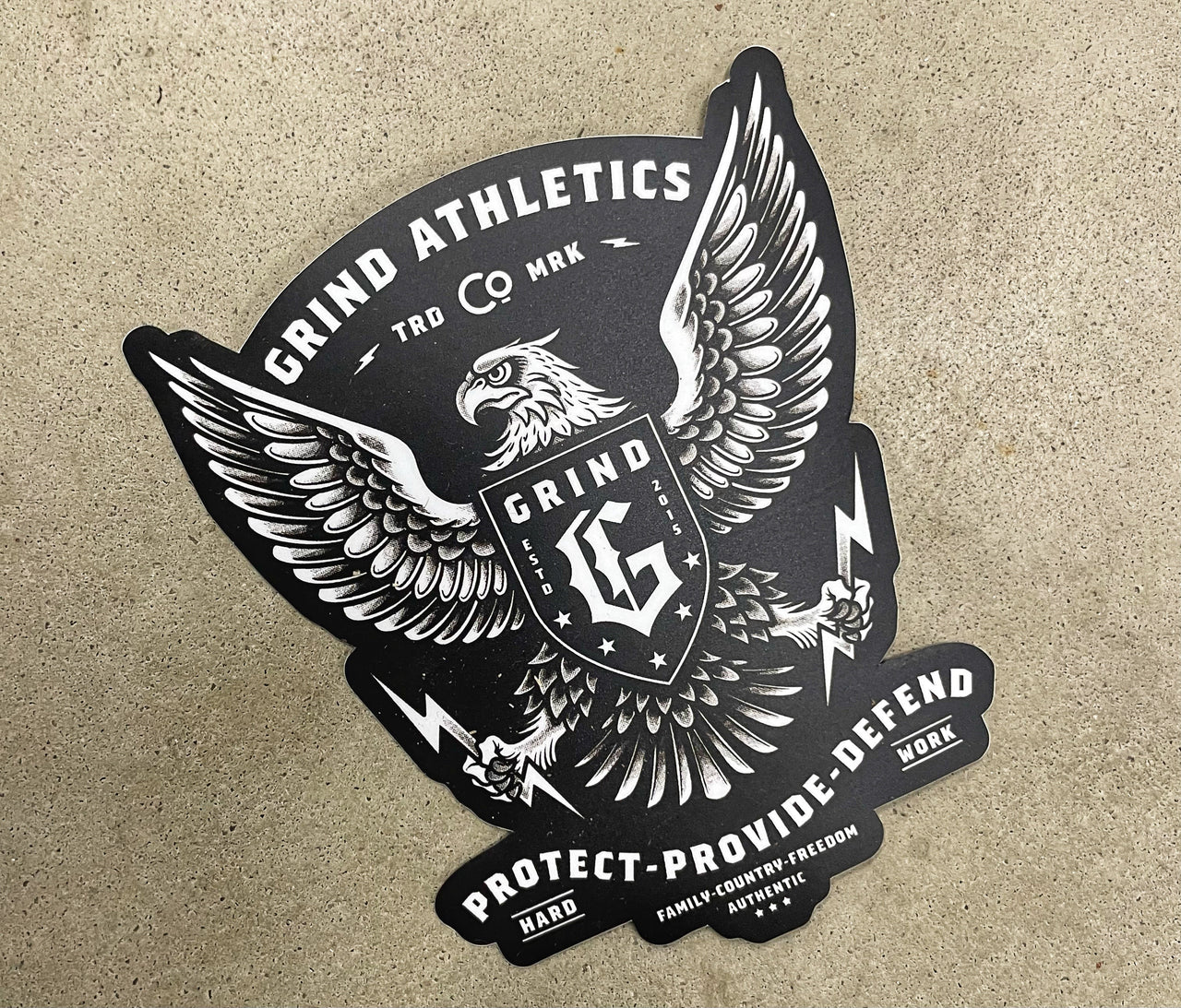 The Grind Athletics War Eagle - Sticker